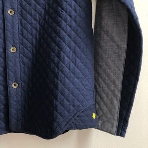 Descendant of Thieves - Blue Quilted Shirt